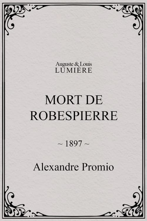 Mort de Robespierre